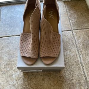 Franco Sarto Peep Toe Heels